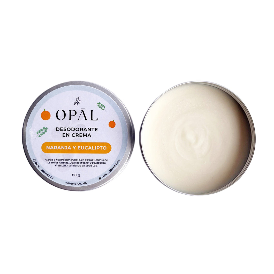 Desodorante en Crema Naranja y Eucalipto