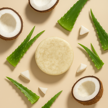 Load image into Gallery viewer, Coconut and Aloe Vera Shampoo (Dry, Anti-frizz Hair)
