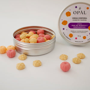 Crema Sólida Corporal Pan de Muerto y Cempasúchil