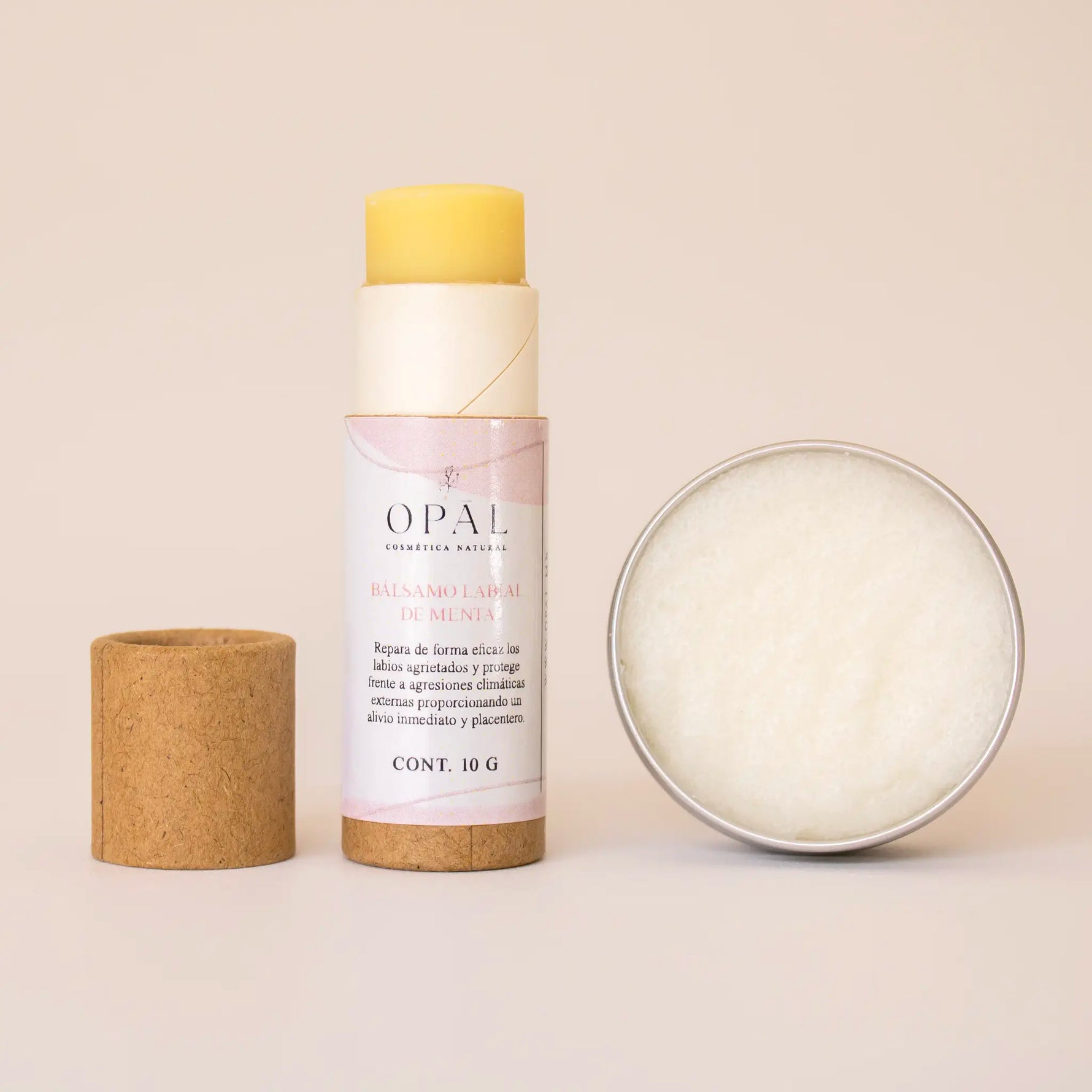 Bálsamo Labial y Exfoliante de Menta