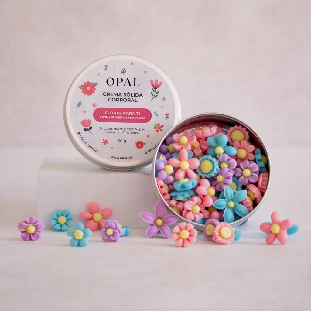 Crema Sólida Flores Para Ti