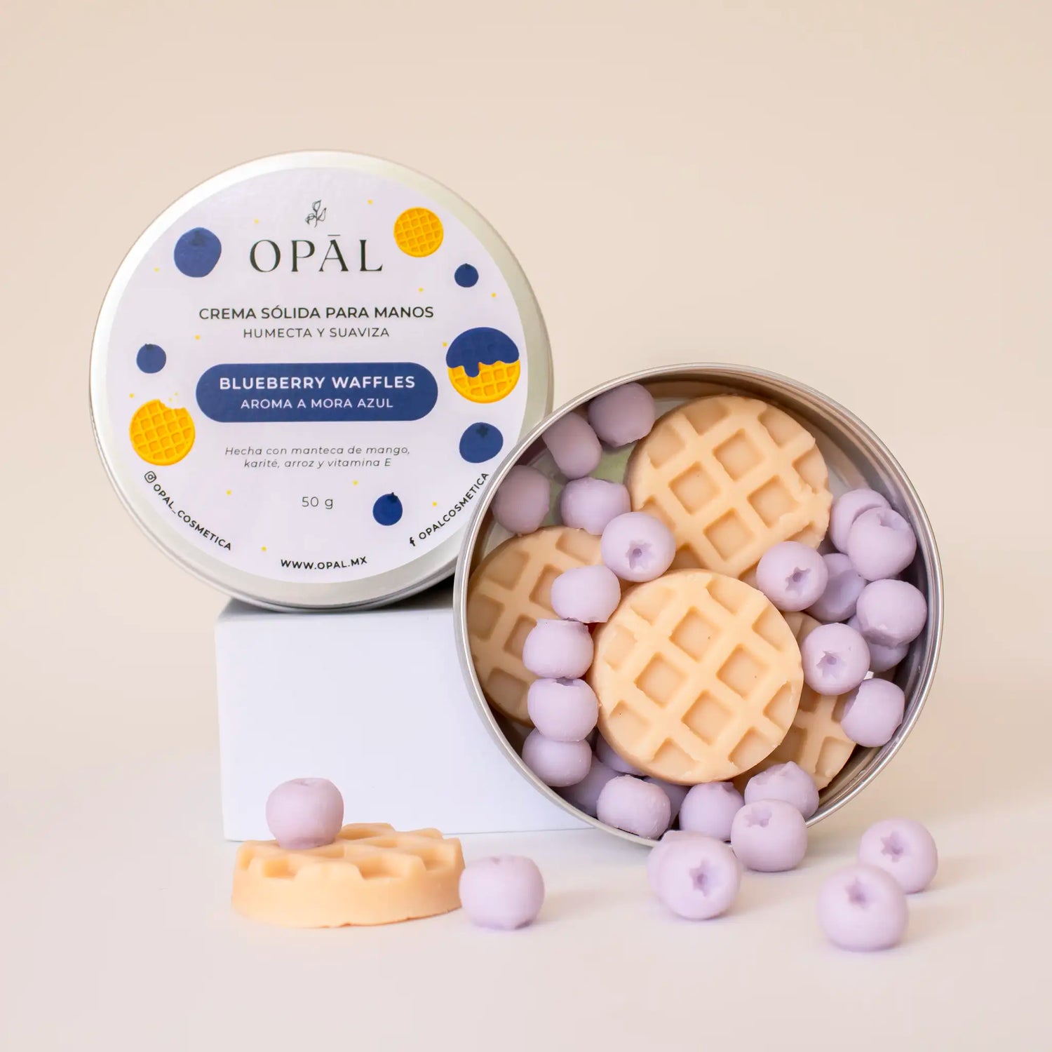 Crema Sólida para Manos Blueberry