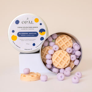Crema Sólida Blueberry Waffles