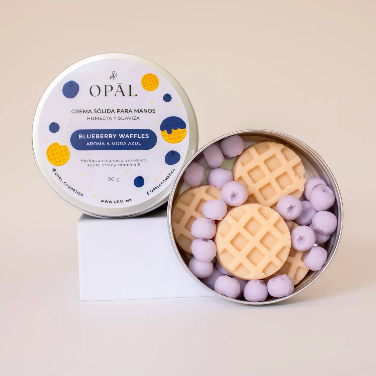 Crema Sólida para Manos Blueberry