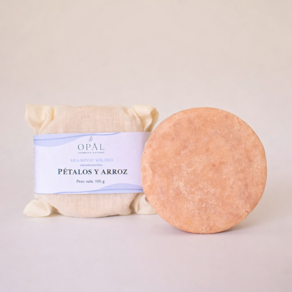 Shampoo de Pétalos y Arroz (Cabello Teñido/Delicado)