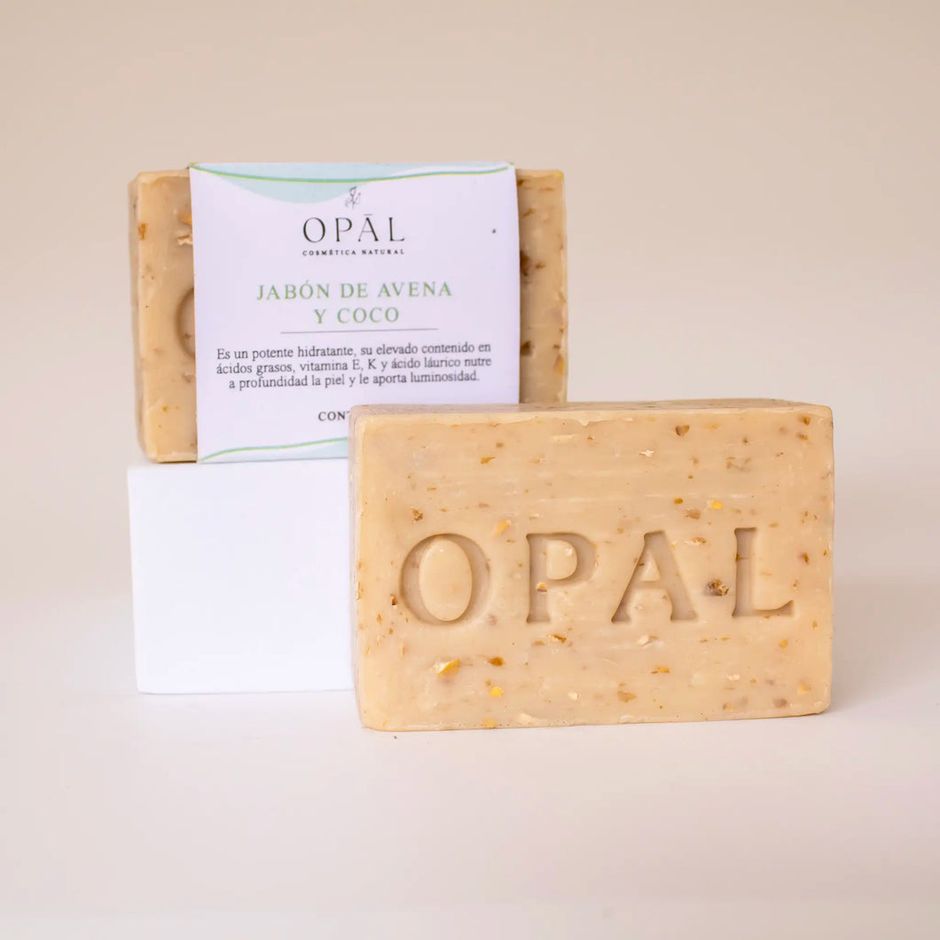 Jabón Hand Made Avena y Coco