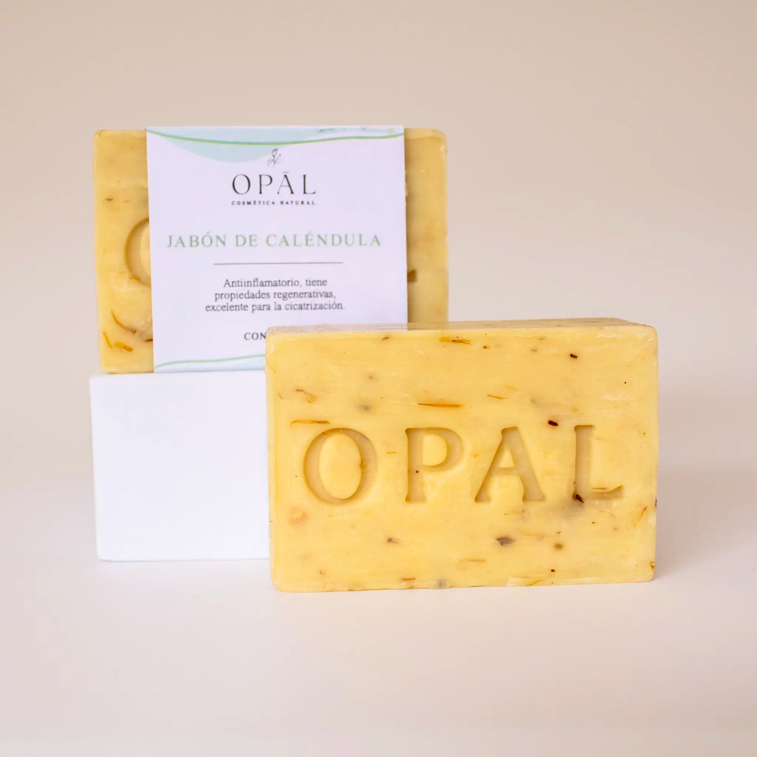 Jabón de Caléndula Hecho a Mano