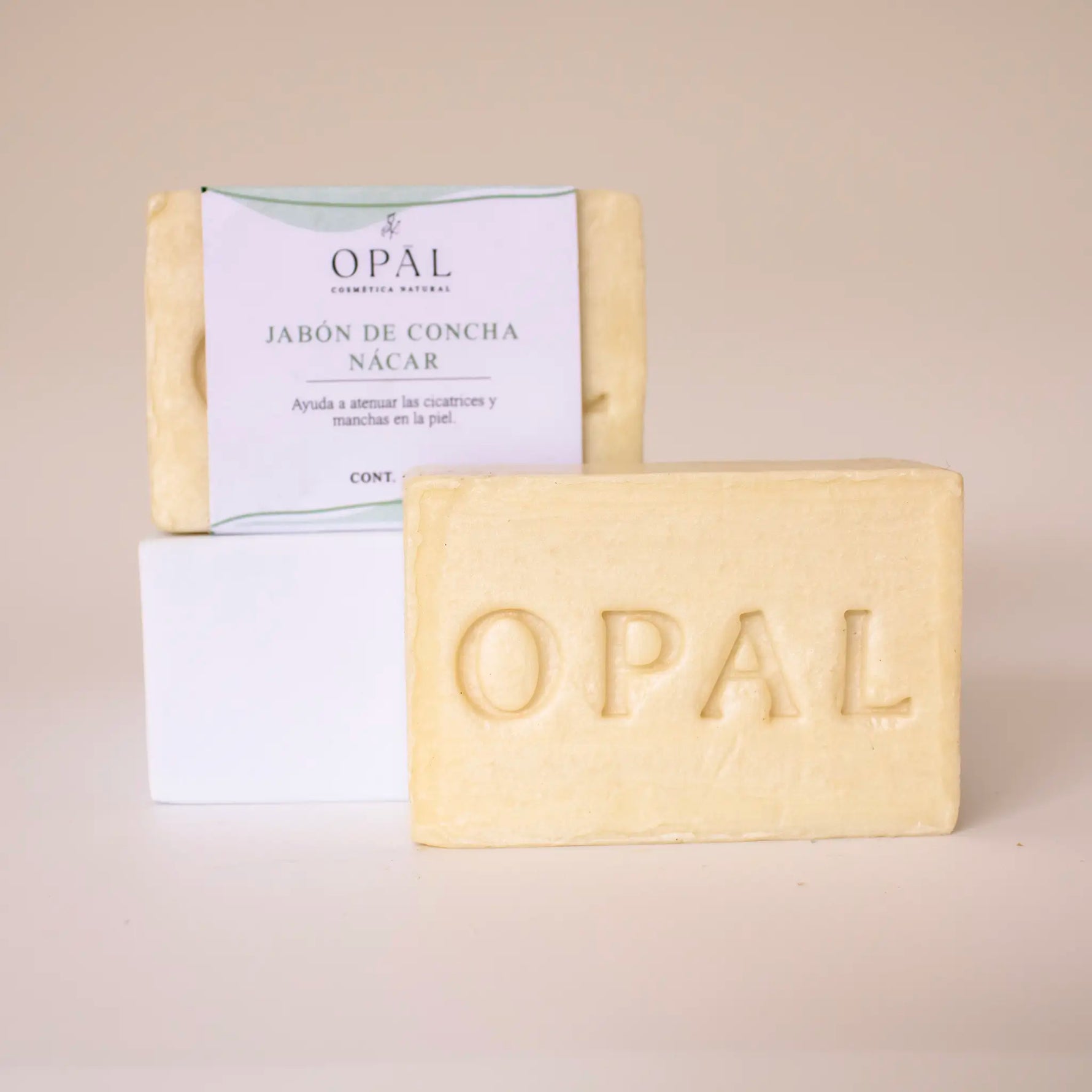 Jabón de Concha Nácar Hecho a Mano