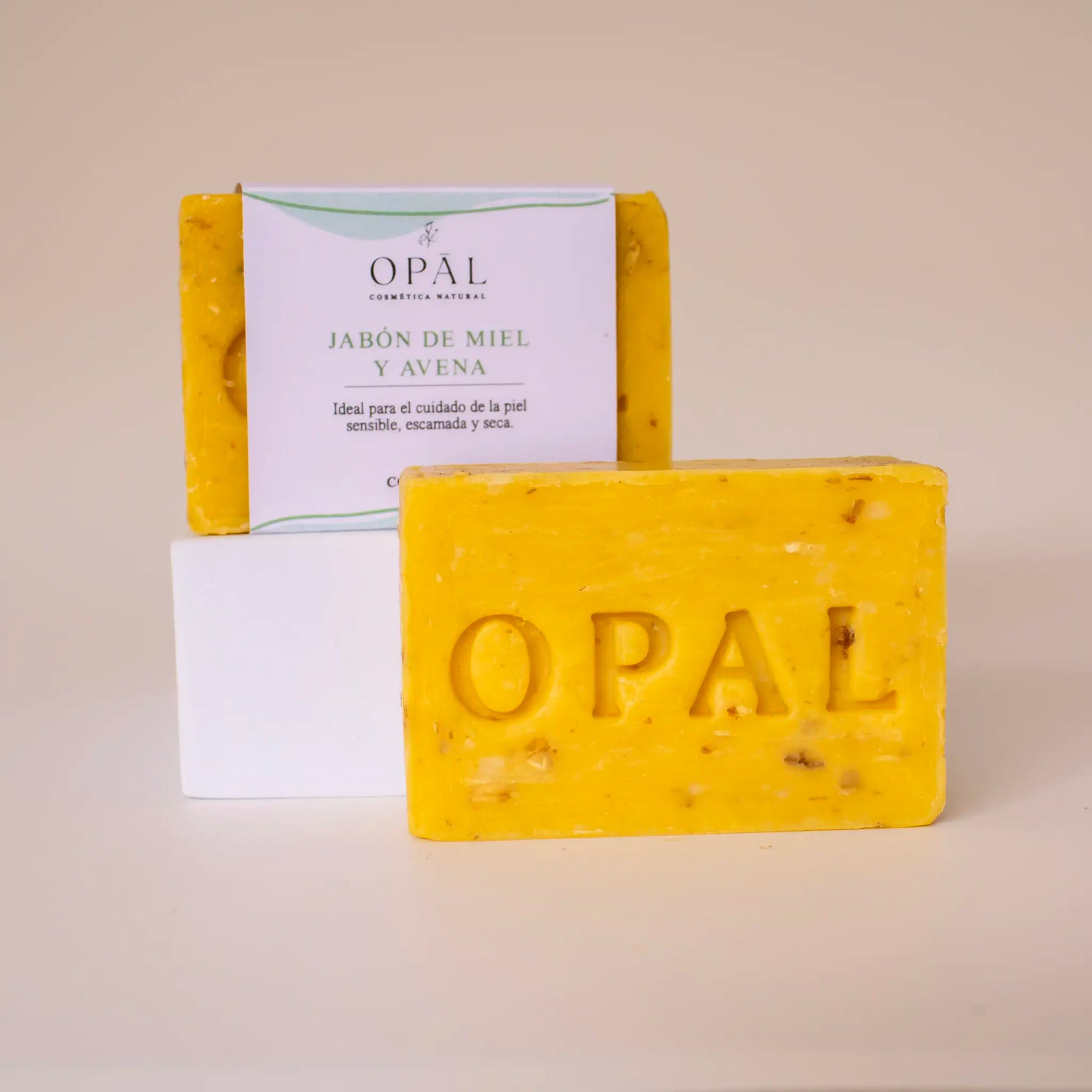 Jabón Artesanal de Miel y Avena