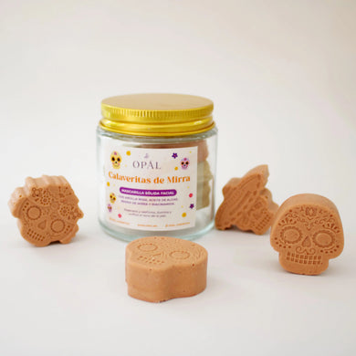 Mascarilla Sólida Facial de Calaveritas