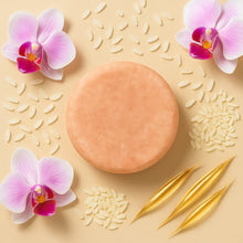 Load image into Gallery viewer, Shampoo Sólido de Orquídea, Arroz y Keratina Hand Made
