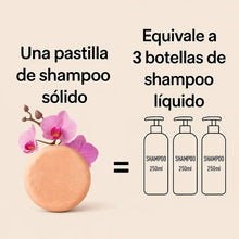 Load image into Gallery viewer, Shampoo Sólido de Orquídea, Arroz y Keratina Hand Made
