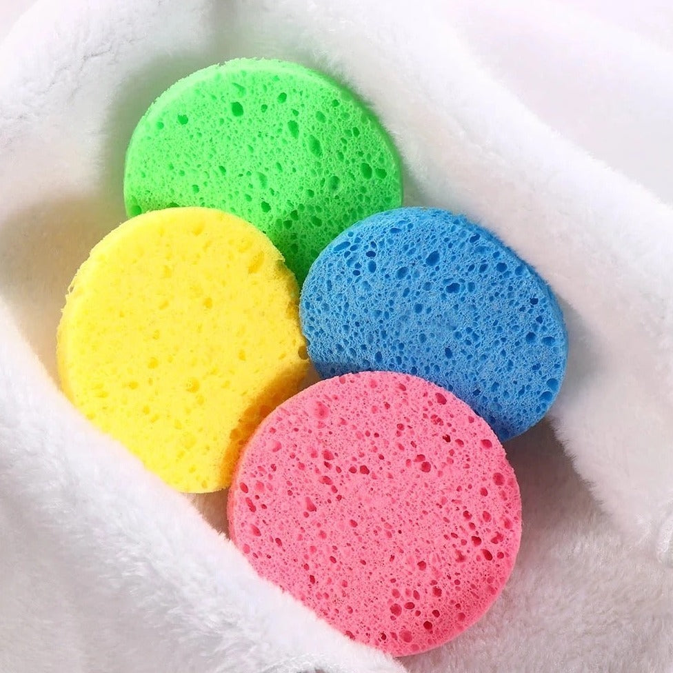 Esponja Facial de Pulpa de Madera Accesorios