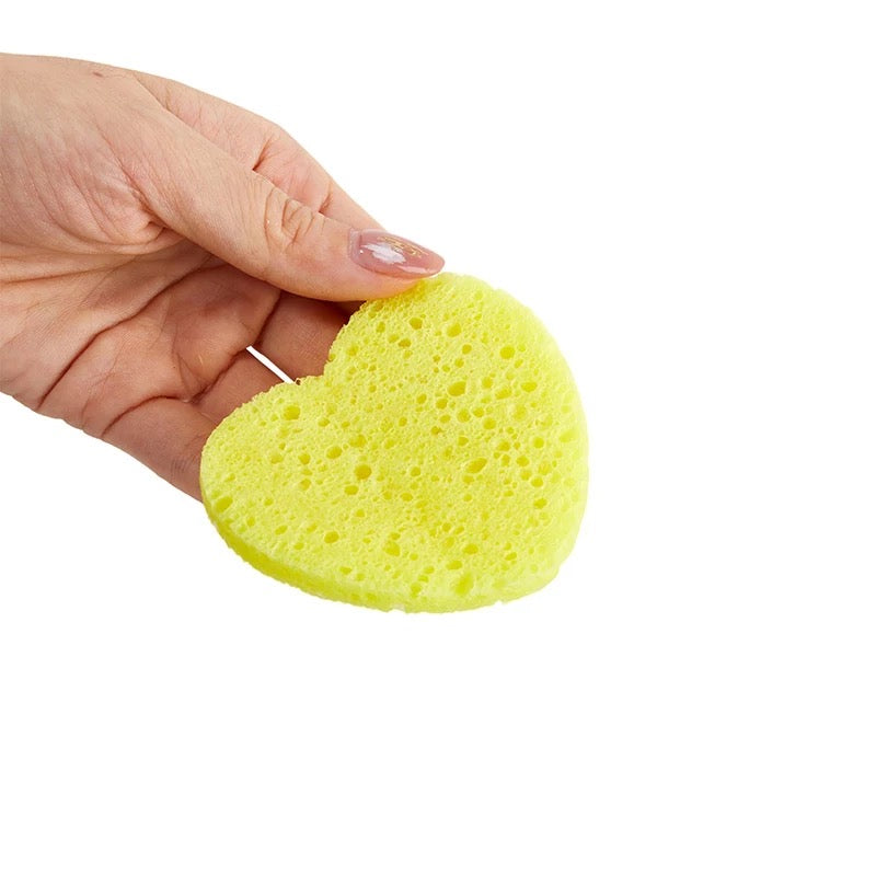 Esponja Facial de Corazón