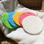 Esponja Facial de Pulpa de Madera Pack de 20 piezas