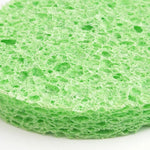 Esponja Facial de Pulpa de Madera Verde Accesorios