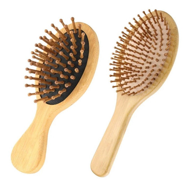 Kit de cepillos de Bambú para cabello Accesorios