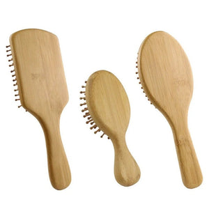 Kit de cepillos de Bambú para cabello Accesorios
