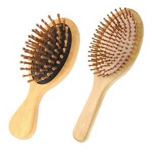 Kit de cepillos de Bambú para cabello